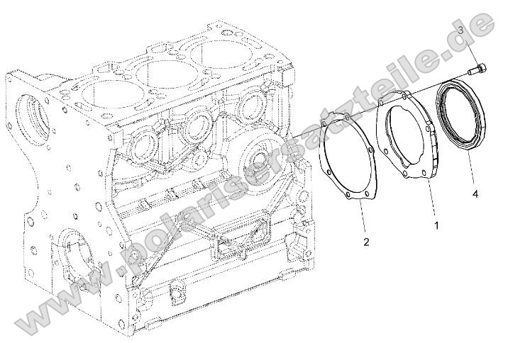 Engine, Crankshaft Oil Seal Flange Engine, Crankshaft Oil Seal Flange