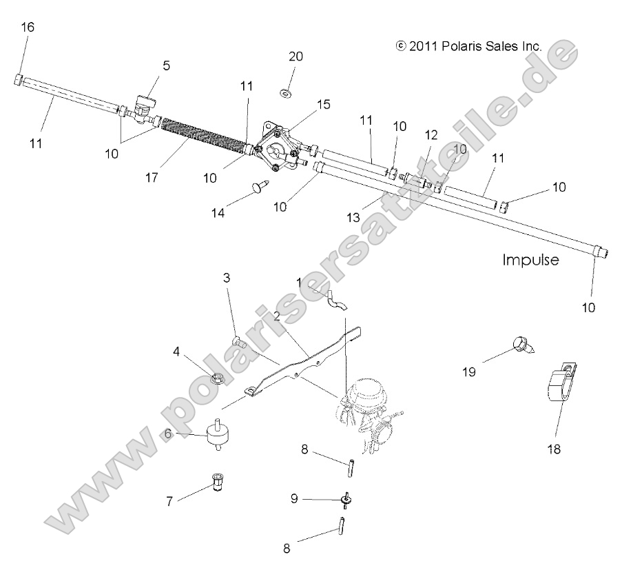 Engine, Carburetor Mounting and Fuel Lines Engine, Carburetor Mounting and Fuel Lines