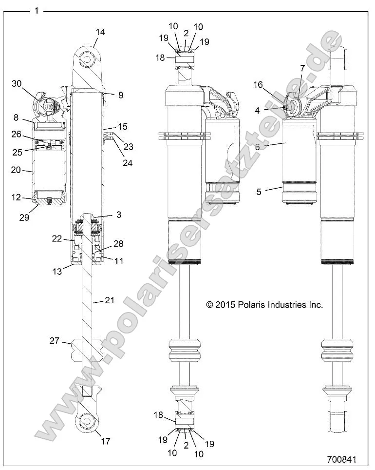 Suspension, Rear Shock Internals