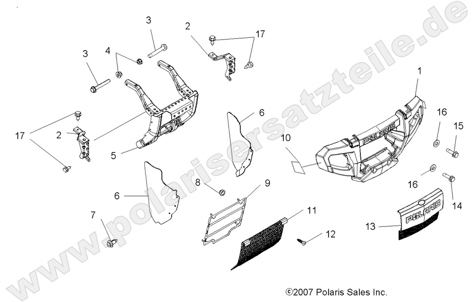 BODY, FRONT BUMPER and MOUNTING BODY, FRONT BUMPER and MOUNTING