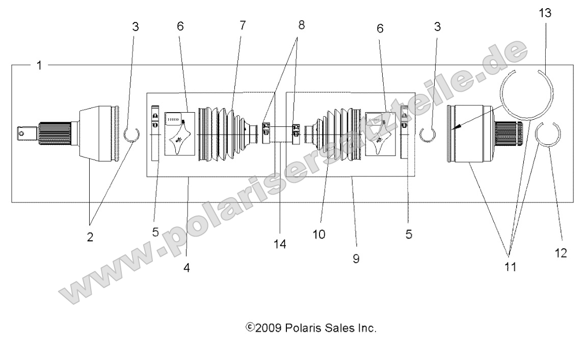 Drive Train, Drive Shaft, Rear Drive Train, Drive Shaft, Rear
