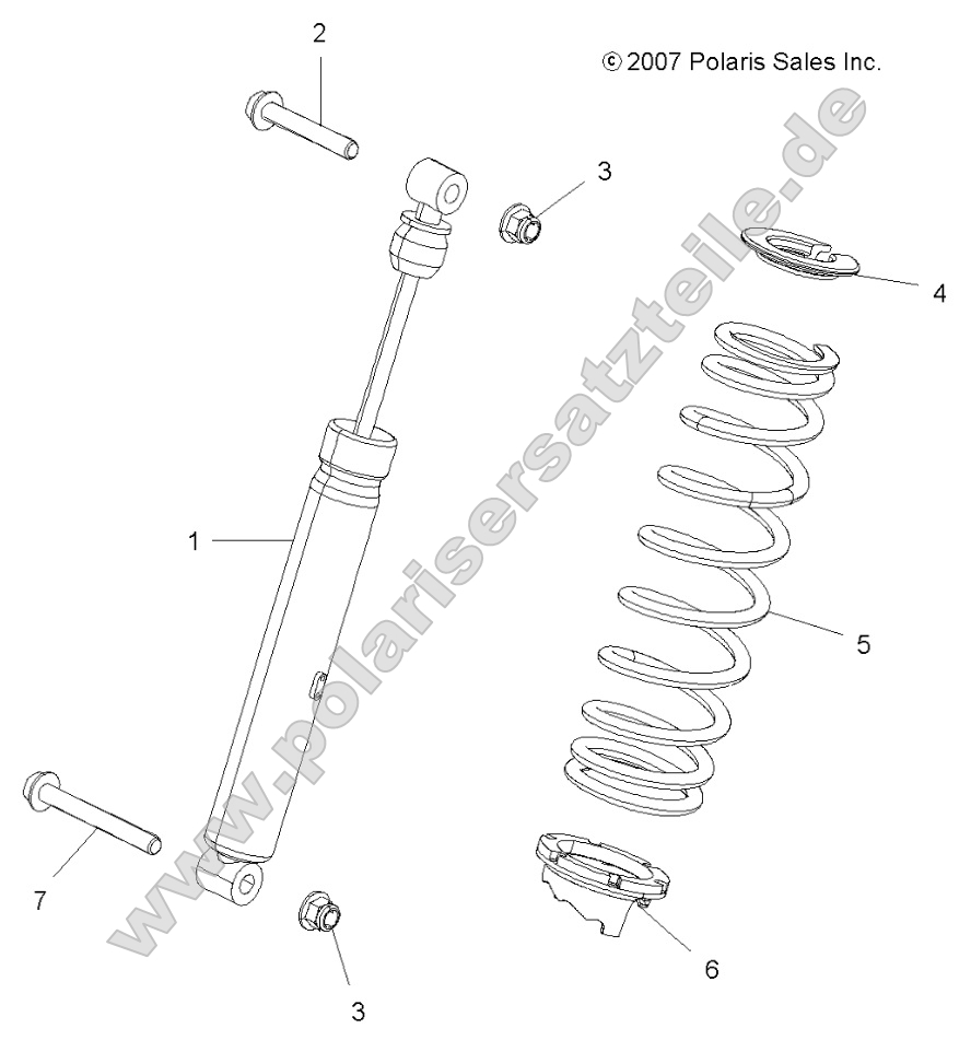 Suspension, Shock, Rear Suspension, Shock, Rear