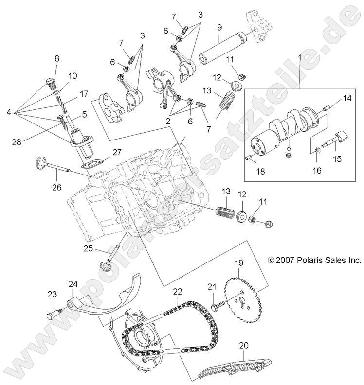 ENGINE, VALVES and CAMSHAFT ENGINE, VALVES and CAMSHAFT