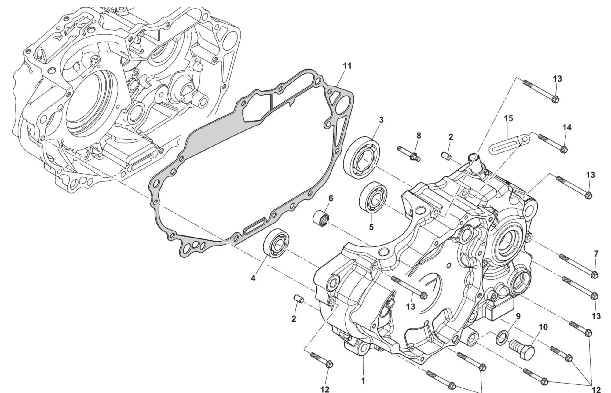 Motorgehäuse Motorgehäuse