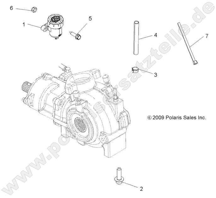 DRIVE TRAIN, GEARCASE MOUNTING, FRONT DRIVE TRAIN, GEARCASE MOUNTING, FRONT