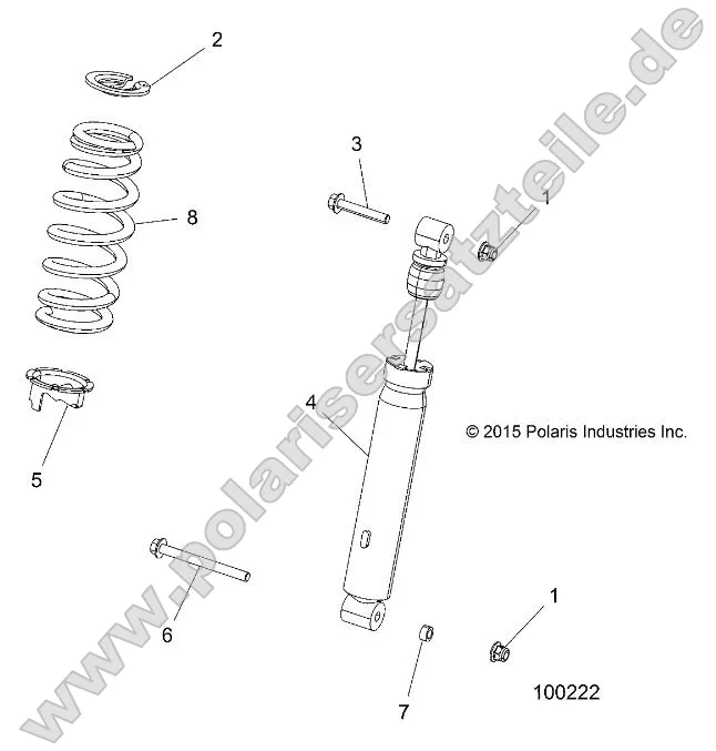Suspension, Rear Shock Mounting Suspension, Rear Shock Mounting