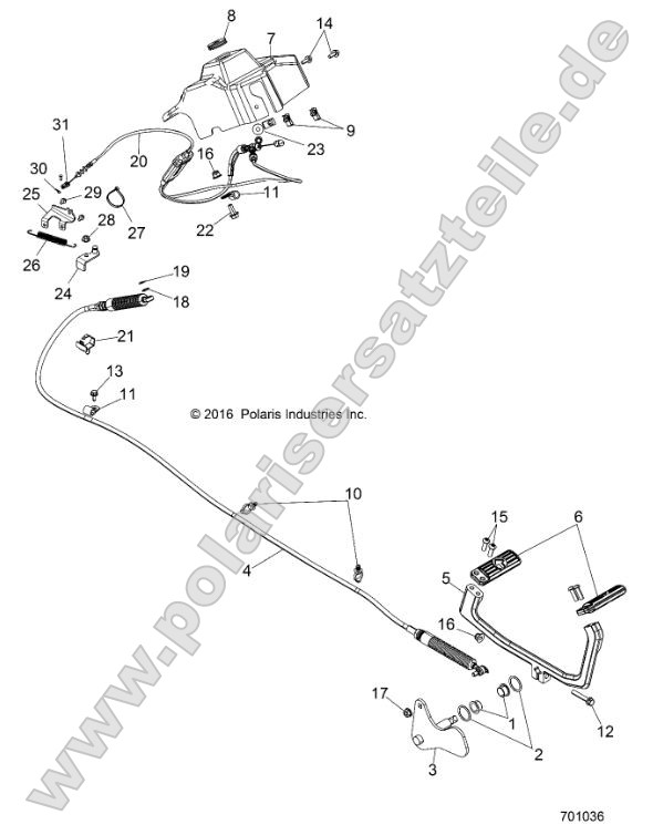 Drive Train, Throttle Pedal
