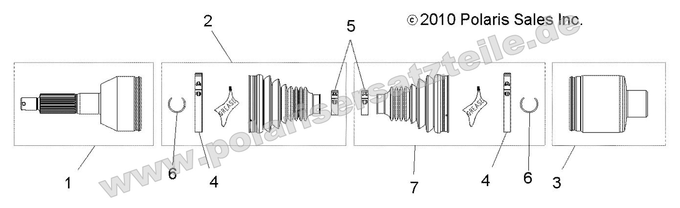 Drive Train, Mid Drive Shaft