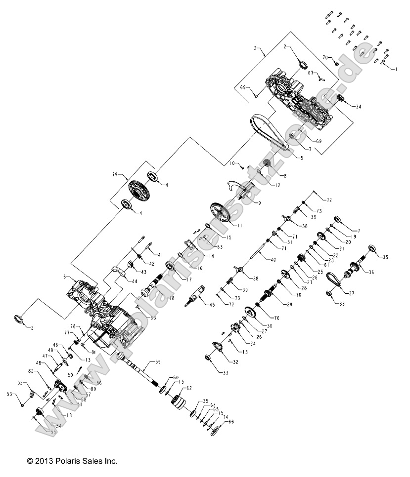 Drive Train, Main Gearcase