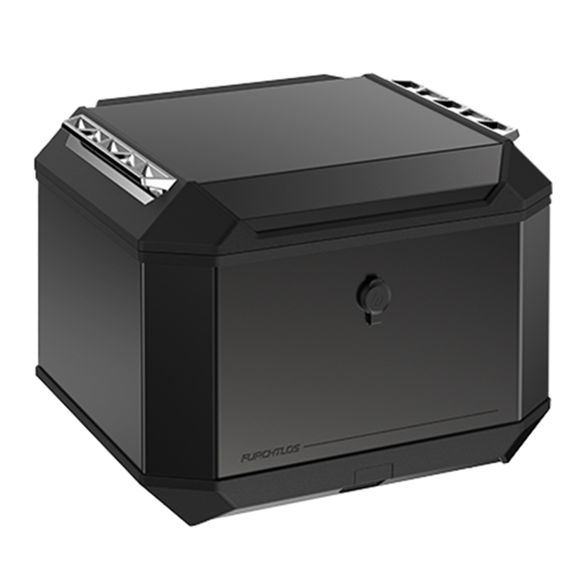 Furchtlos Ranger Alu Topcase Aero - 50 Liter - anthrazit-schwarz