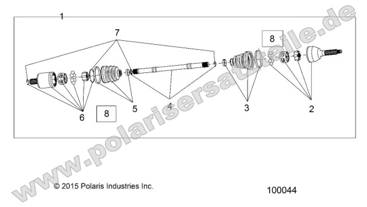 Drive Train, Front Half Shaft Drive Train, Front Half Shaft