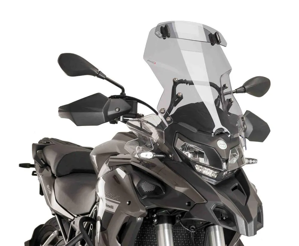 PUIG Tourenscheibe + Spoiler getönt - BENELLI TRK 502 /X | QJ SRT 550 / 700 - 9508H