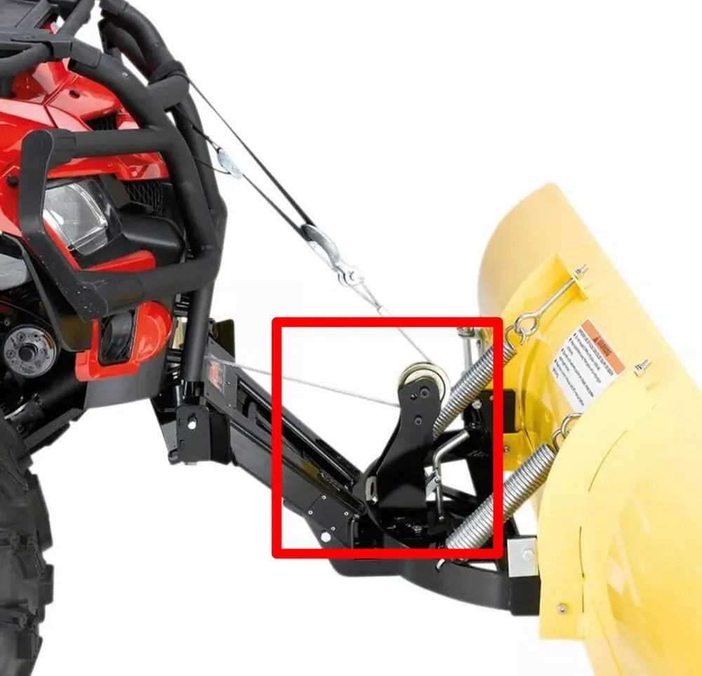 Moose Plow Schneeschild Set mit RM4 Frontmontage 152 cm 60" - Suzuki LTA KIng Quad