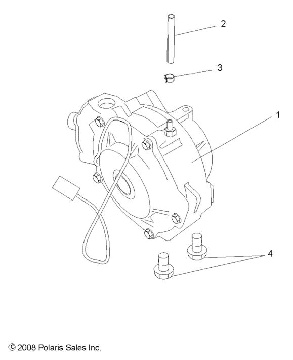 Drive Train, Front Gearcase