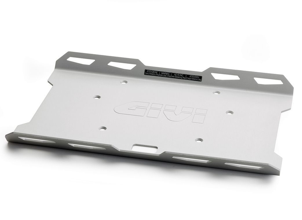 Givi Plattenverbreiterung Aluminium EX2M für Monokey und Monorack Topcaseträger  Givi Plattenverbreiterung Aluminium EX2M für Monokey und Monorack Topcaseträger