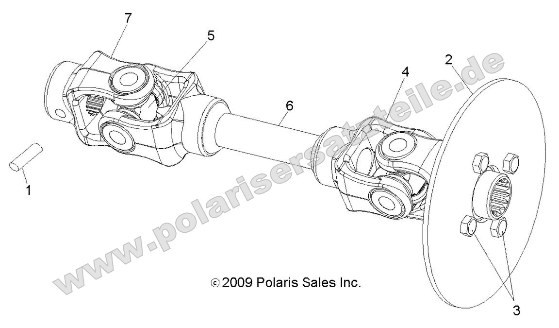 Drive Train, Rear Prop Shaft