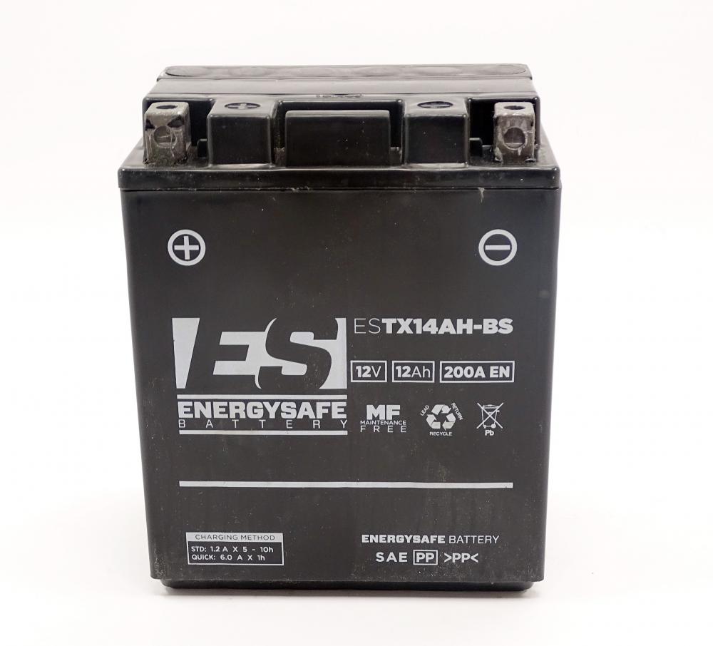 Energysafe ESTX14AH-BS / YTX14AH-BS AGM Batterie 12V 12AH - Einbaufertig (YB14A-A2)