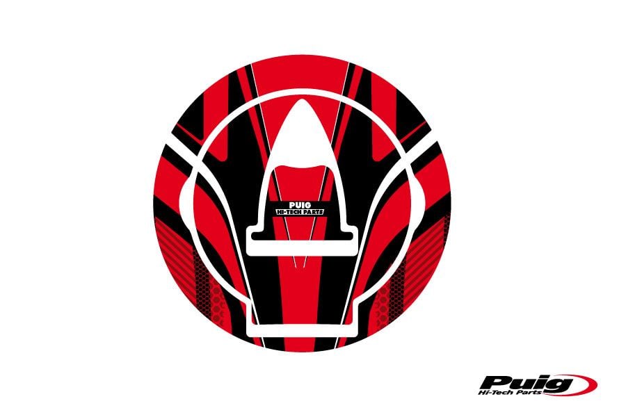 PUIG TANKDECKEL-ABDECKUNG RADICAL DUCATI F/ROT - 6306R