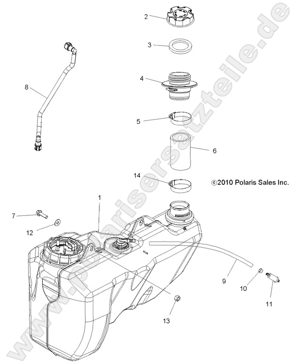 BODY, FUEL TANK BODY, FUEL TANK