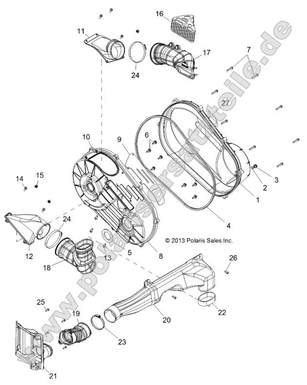 Drive Train, Clutch Cover