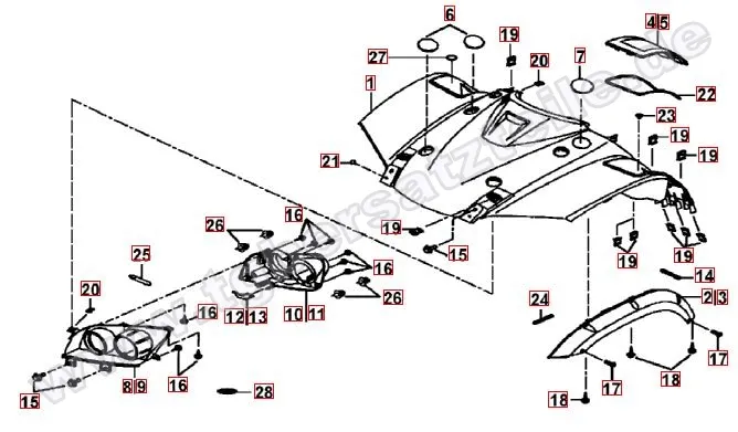 Frontverkleidung Frontverkleidung