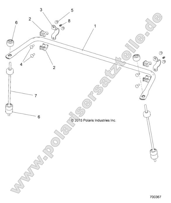 Suspension, Rear Stabilizer Bar Suspension, Rear Stabilizer Bar