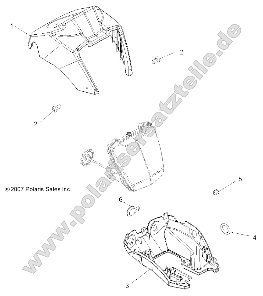Body, Headlight Pod Body, Headlight Pod