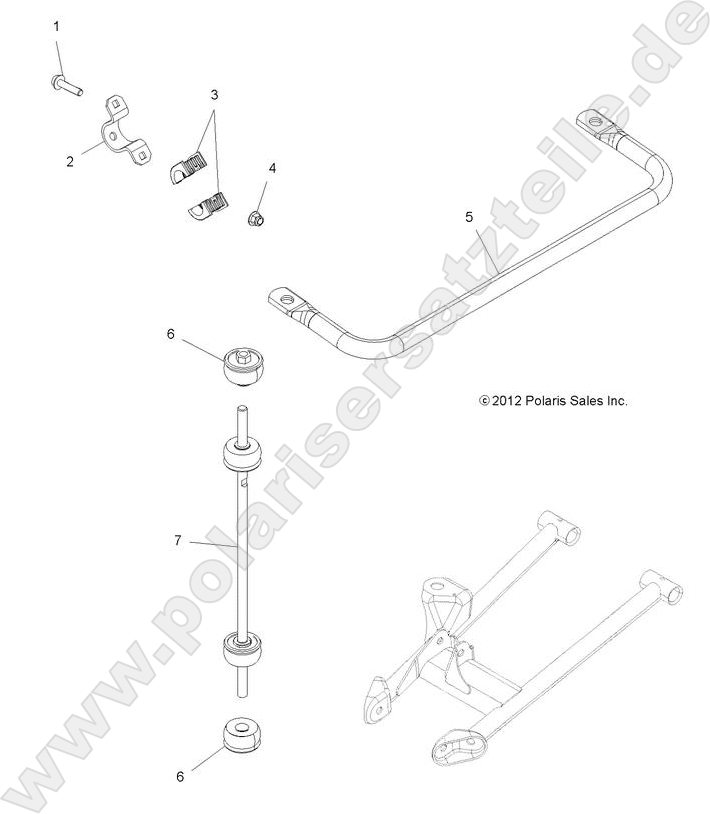 SUSPENSION, STABILIZER BAR SUSPENSION, STABILIZER BAR