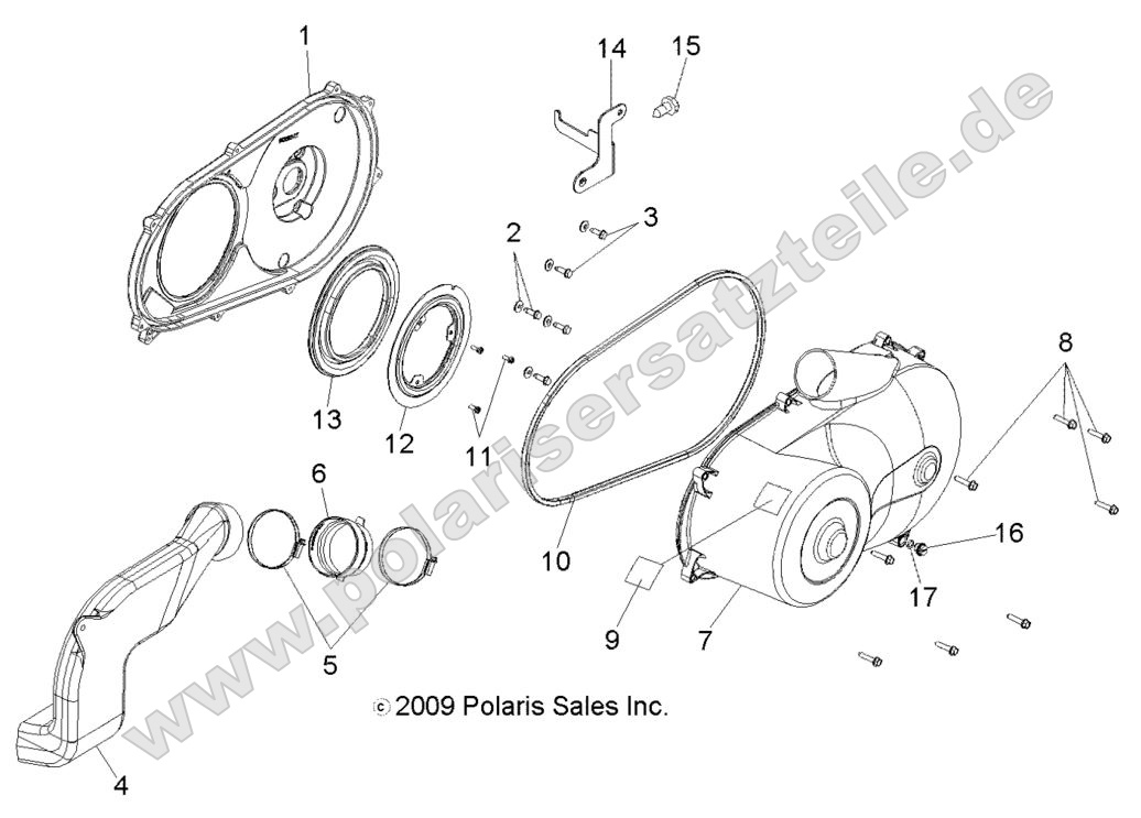 Drive Train, Clutch Cover Drive Train, Clutch Cover