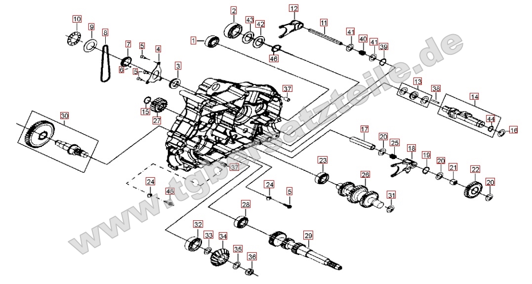 Motorgehäuse links (2)