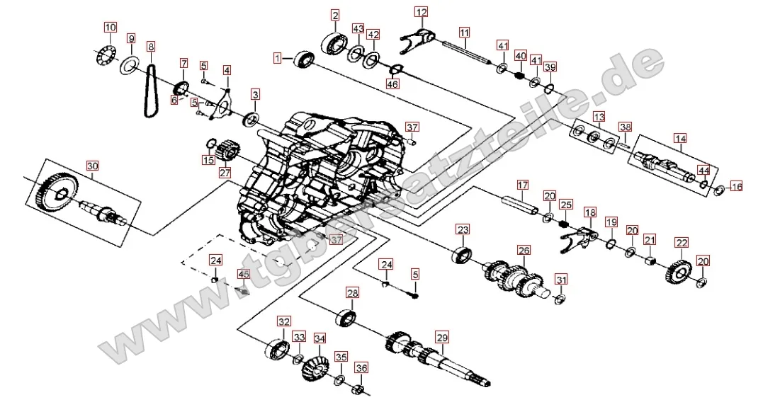 Motorgehäuse links (2)