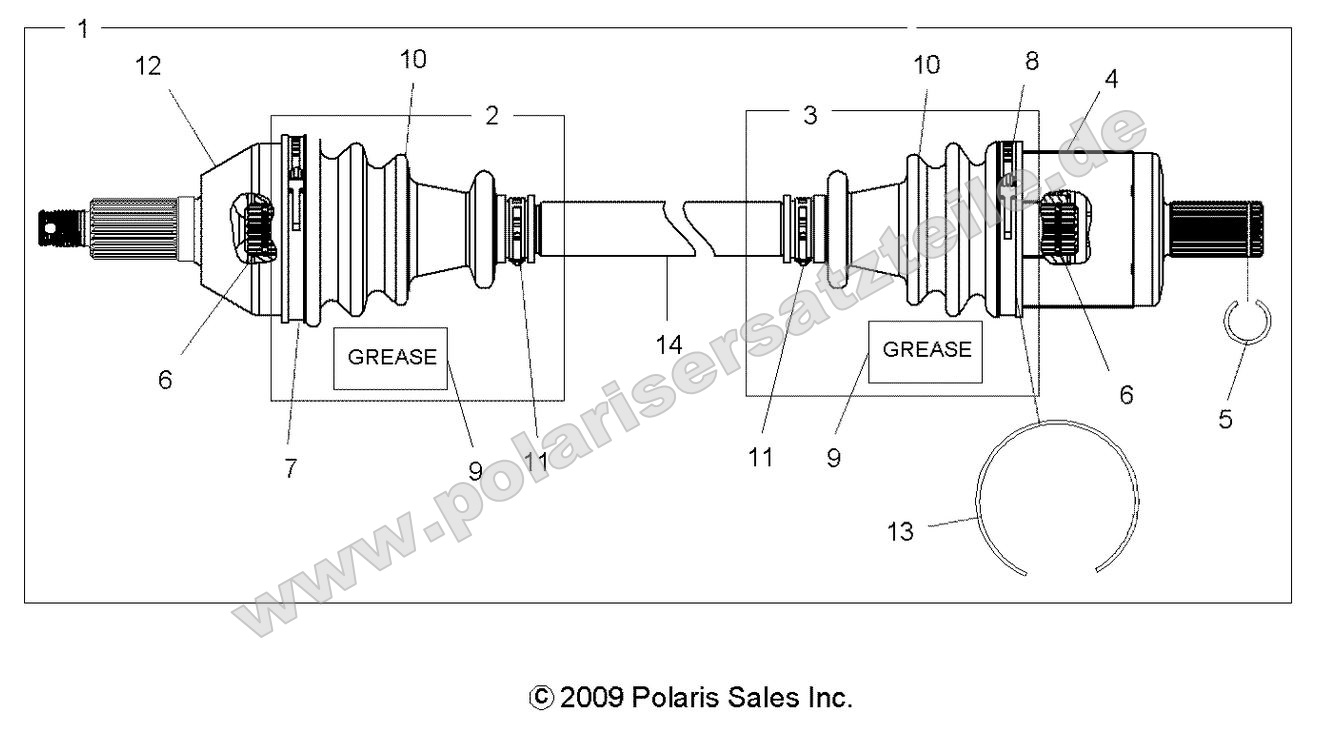 Drive Train, Front Drive Shaft