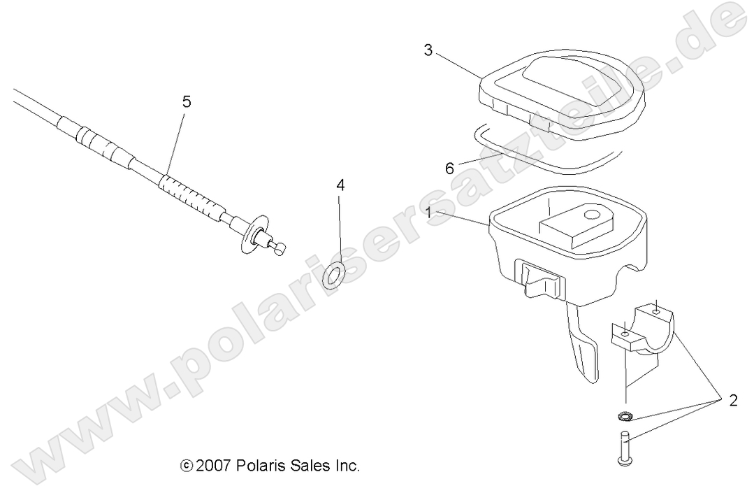STEERING, CONTROLS, THROTTLE ASM. and CABLE