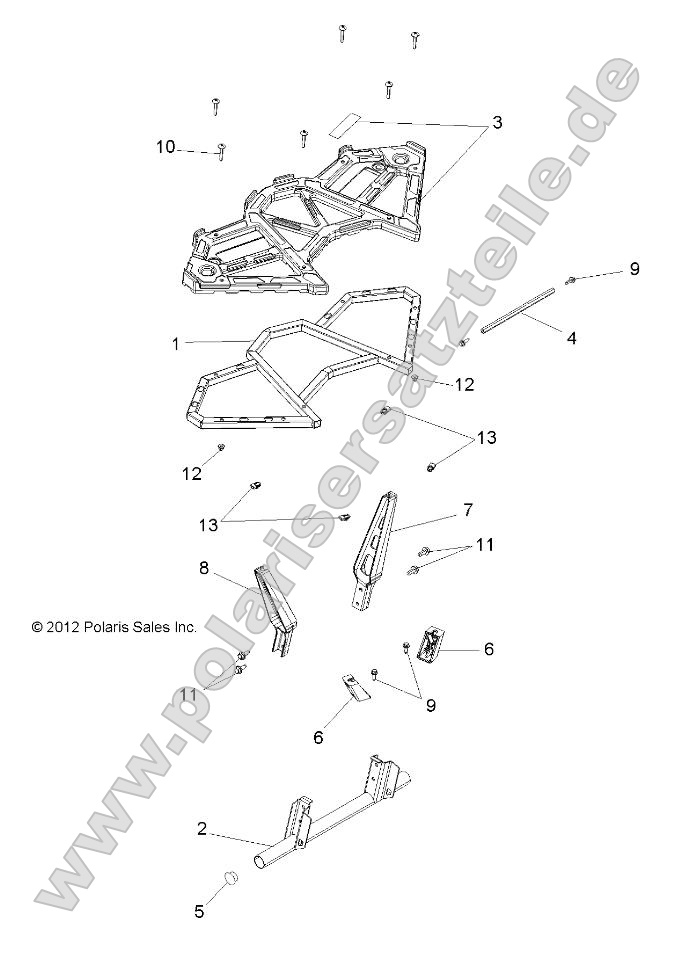 Body, Rear Rack Body, Rear Rack