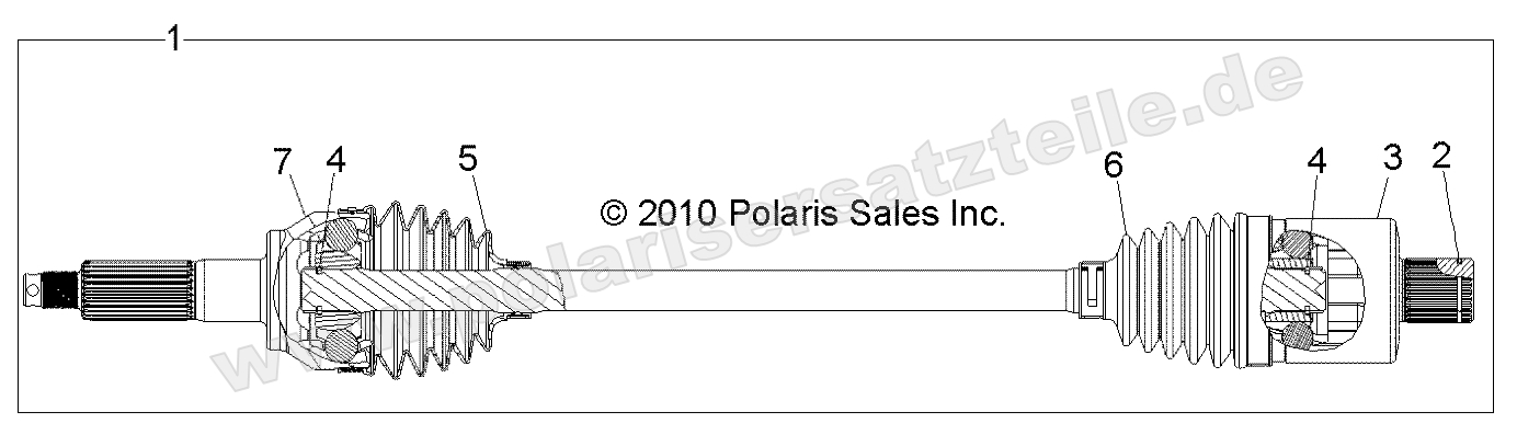 Drive Train, Rear Drive Shaft Drive Train, Rear Drive Shaft