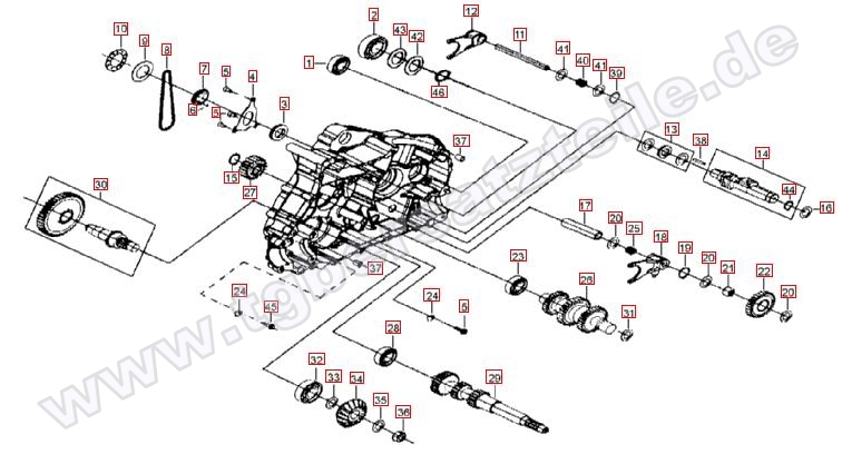Motorgehäuse links (2)