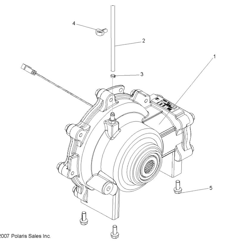 DRIVE TRAIN, FRONT GEARCASE (BUILT 8/29/07 AND AFTER)
