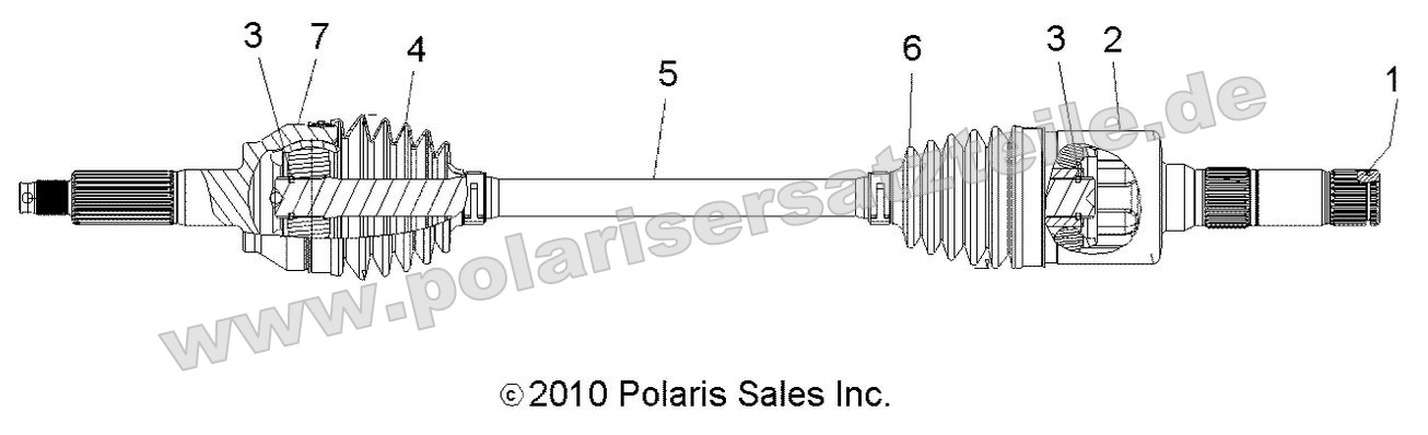 Drive Train, Rear Drive Shaft