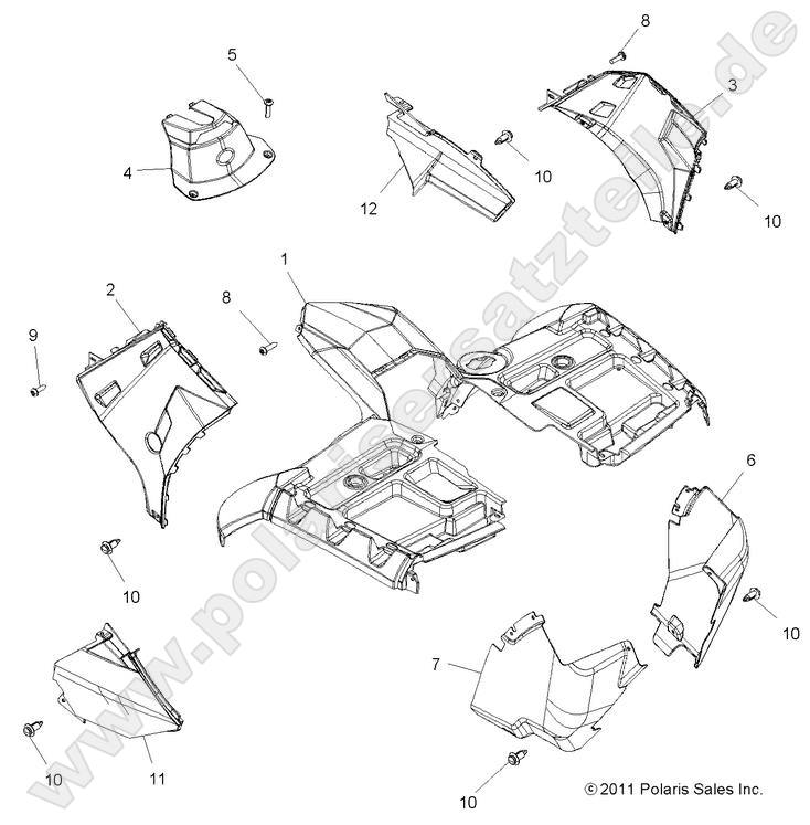 BODY, FRONT CAB BODY, FRONT CAB