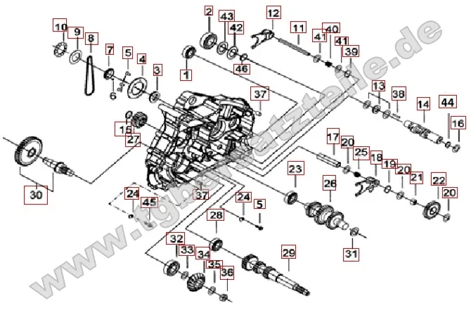 Motorgehäuse links (2) Motorgehäuse links (2)