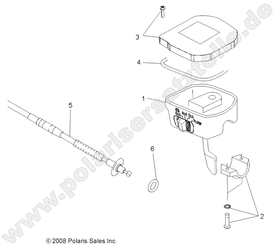 STEERING, CONTROLS, THROTTLE ASM. and CABLE