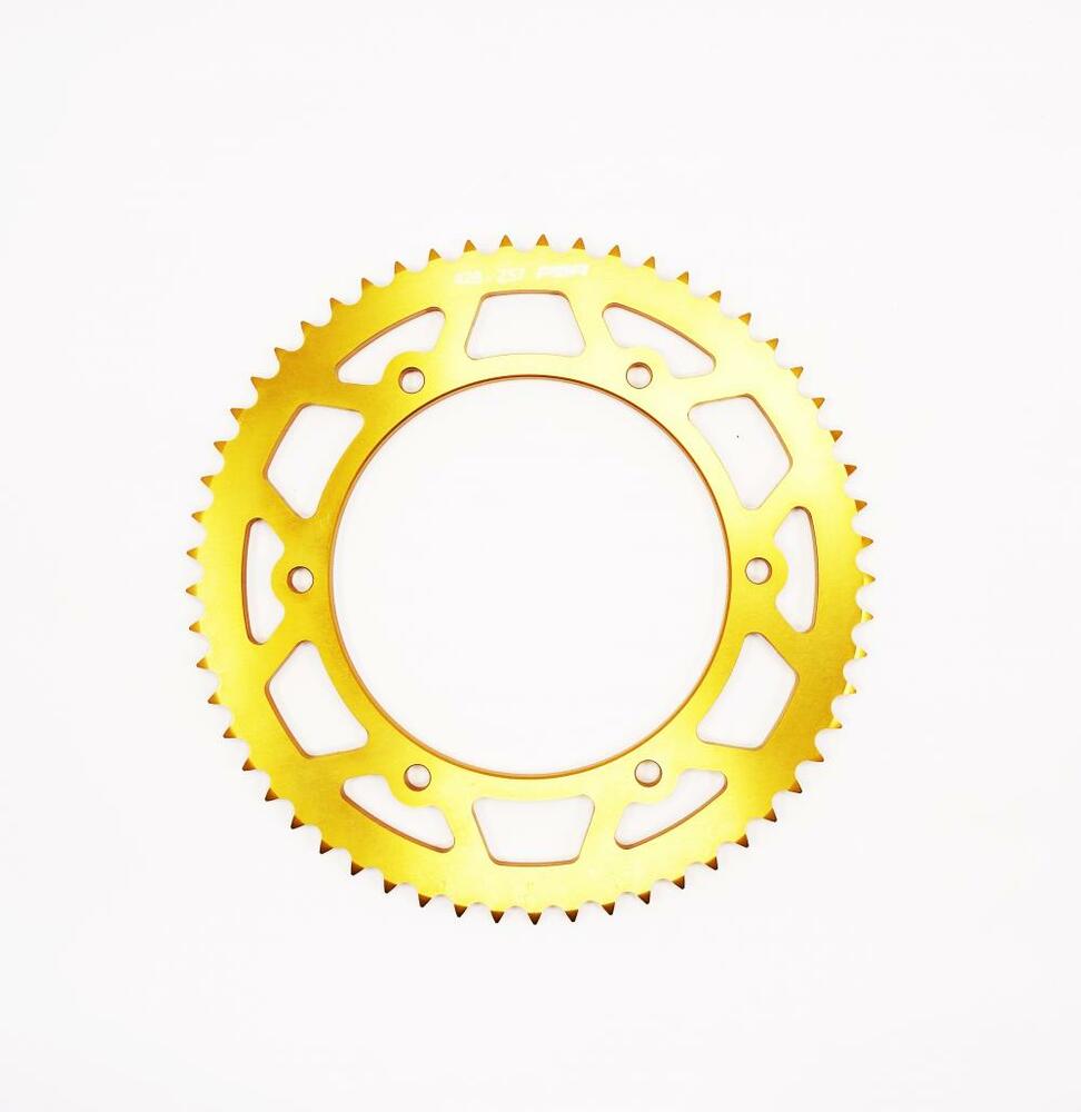 Fantic Original Kettenrad Aluminium gold hinten - 428 - 57