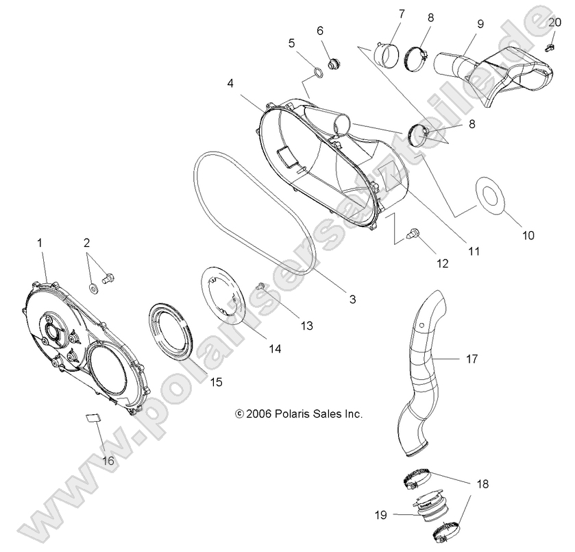 CLUTCH, COVER and DUCTING CLUTCH, COVER and DUCTING