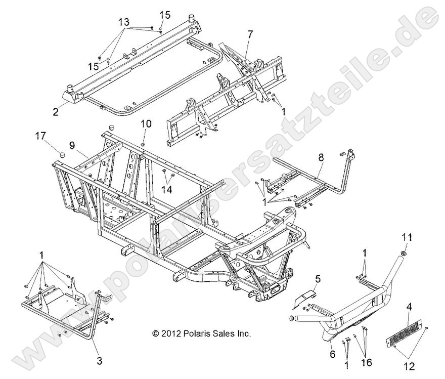 CHASSIS, FRAME and FRONT BUMPER
