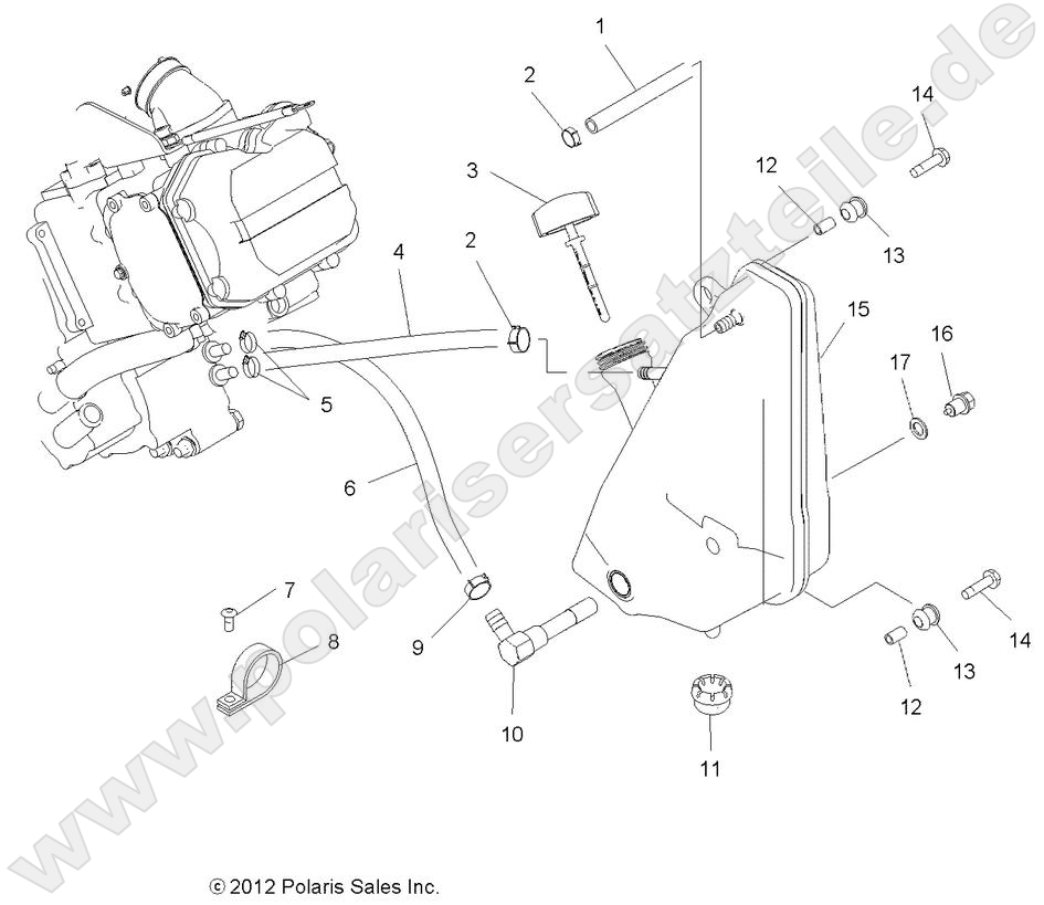 ENGINE, OIL SYSTEM and OIL TANK