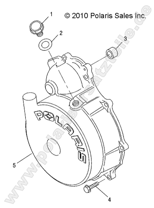 ENGINE, FLYWHEEL COVER