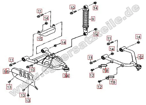 Federbein vorne Federbein vorne