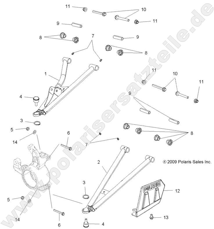 SUSPENSION, FRONT A-ARMS SUSPENSION, FRONT A-ARMS