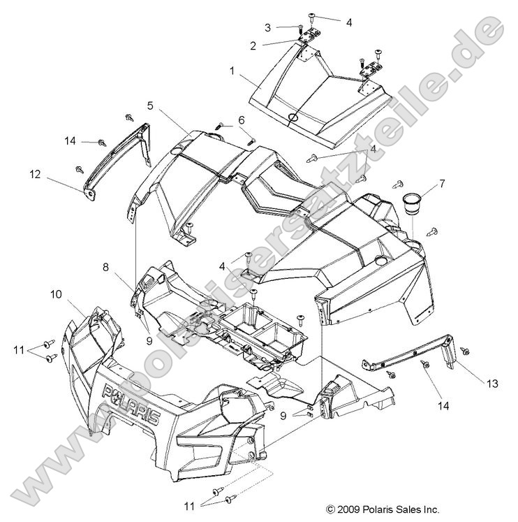 Body, Hood and Front Fascia