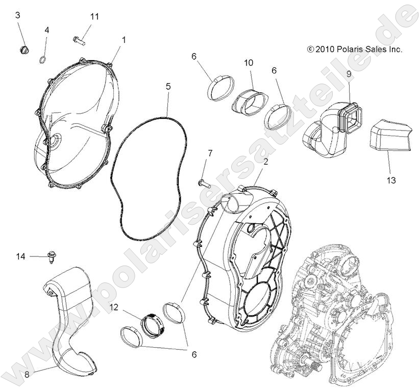 BODY, CLUTCH COVER BODY, CLUTCH COVER
